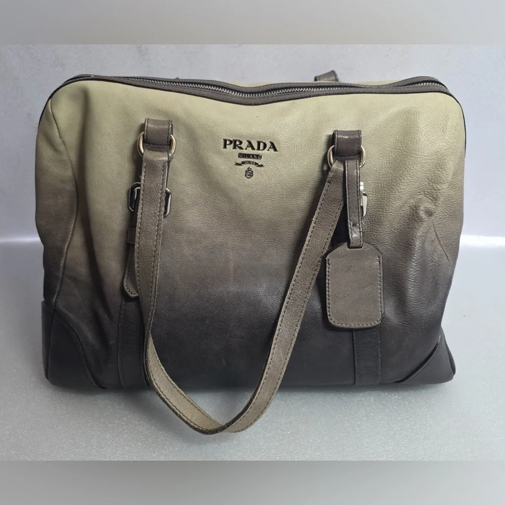 Prada | Bags | Rare Prada 207 Ombre Matte Glace Leather Bowler 